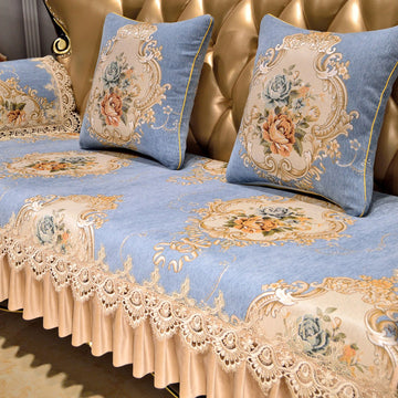 2023 High Quality Modern Elegant and luxurious Spandex I Shape Sectional Sofa Cover 3 Seats Stretch Sofa Cover